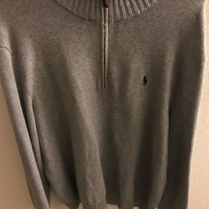 Grey Ralph Lauren Pullover Sweatshirt